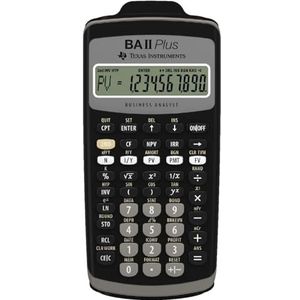 Texas Instruments BA-II Plus Financiële Rekenmachine, 1 Stuk