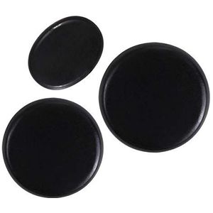 6 Stuks Hot Massage Stone Set Natuurlijke Basalt Warmer Rock Kit 4 x 3cm