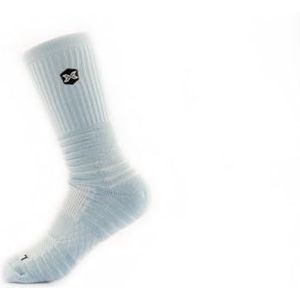 PICSIL Sportkousen, Ideaal voor Hardlopen, Fitness, Padel, Fietsen, Basketbal, Crosstraining, Hoge Sportkousen voor Heren en Dames (DE/NL/SE/PL, Alfabetisch, XL, Regular, Regular, BLAUW)