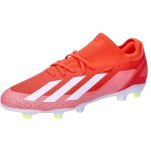 adidas Unisex X Crazyfast.3 Firm Ground Boots Voetbalschoenen (Firm Surface), Rood en wit geel, 9 UK, Rood en Wit Geel, 43 1/3 EU