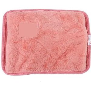 DieffematicRSD Warmwaterkruik 4 kleuren Warmwaterkruik Elektrisch Opladen Verwarming Oplaadbare Warmte Waterzak Konijnenbont Zachte Handwarmer (Color : Burgundy)