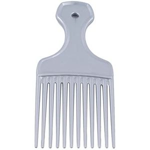 DieffematicSZ kam Plastic Fork Comb Flat Comb Barber Style Comb Hair Cutting Style Comb (Color : Grey)