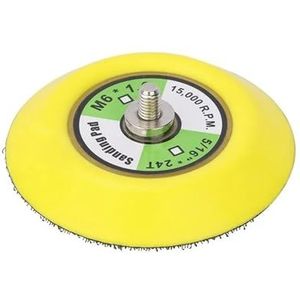 Polijstschijf voor slijpmachine, 1/2/3 inch accessoires schuurschijf schuurmachine steunschijf for luchtpolijstmachine klittenband achterplaat schuurgereedschap M6(3 Inch)