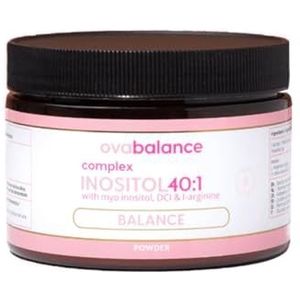 Ovabalance Myo-inositol Complex 40:1 - Vrouwensupplement - Natuurlijk supplement - Veganistisch supplement - Poedersupplement - 130 gram