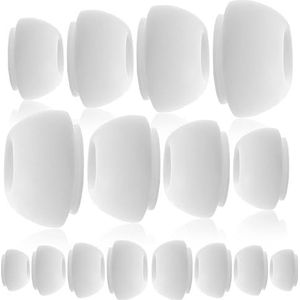 Theaque 8 paar siliconen tips vervanging soepele oorinzetstukken compatibel voor Air Pods Pro en Pro 2