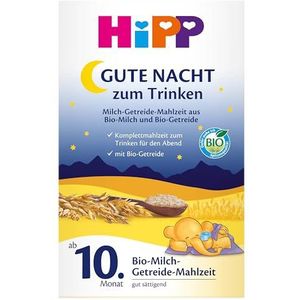 HiPP Biologische melkvoeding goede nacht! Melkgranenmaaltijd Bio (4x500g)