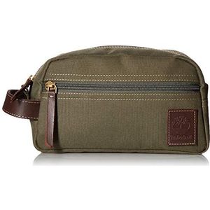 Timberland Wallets Classic Canvas Travel Kit (Olive)