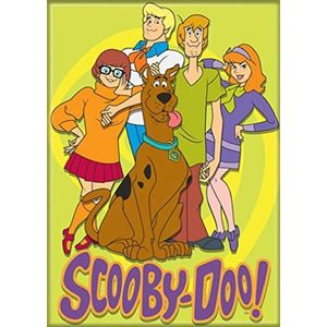 Ata-Boy Magneet - Scooby Doo Group 2,5 ""x 3,5"" Magneet voor koelkasten, whiteboards en lockerdecoraties