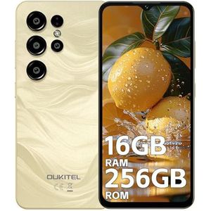 OUKITEL C1 Plus Smartphone, simlockvrij, 2025 - 16 GB + 256 GB / 1 TB smartphone, batterij 5000 mAh, 16,52 cm (6,52 inch) HD-display, Android 14 telefoons, camera 13 MP + 5 MP, 4G Dual SIM/Face ID/OTG