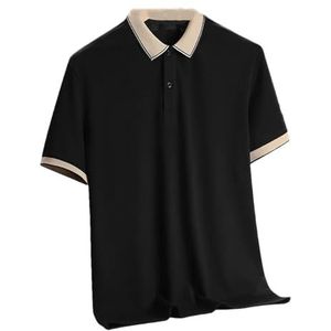 Dvbfufv Herenmode Dagelijks Poloshirts met korte mouwen Heren Zomer Ademend Shirts Tops Heren Oversized T-shirt, 7029 2, XS