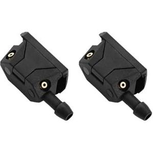 Ruitenwissersproeier Auto Ruitenwisserarmsproeier De Sproeikop Van Ruitensproeier Auto Op Het 8 Mm/9 Mm Afstelbare 4-gats Sproeiontwerp(2PCS)