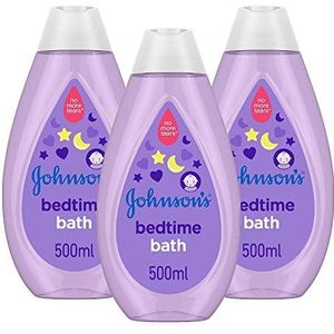 JOHNSON'S Bedtime Bath Multipack, delicato e delicato per pelli delicate e uso quotidiano, arricchito con essenze lenitive naturali, 3 x 500 ml