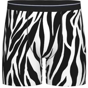 GRatka Boxer slips, heren onderbroek Boxer Shorts been Boxer Slips grappig nieuwigheid ondergoed, zebra print print, zoals afgebeeld, M