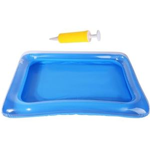 Opblaasbaar voetenbad | Draagbare zwembadvoetwastafel | Opblaasbaar voetbad, draagbare voetgootsteen voor zwembad | Opblaasbaar voetenbadbassin | Voetwasbad met inflator voor toegang tot het zwembad