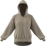 adidas Mujer FUTURE ICONS THREE STRIPES HOODIE, Crystal Linen, L
