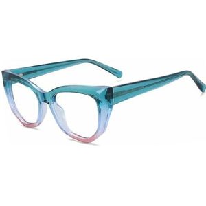 Nepbrillen, Brilmonturen Cat Eye Unisex Blauw Licht Barrière Multicolor(Mint Green)