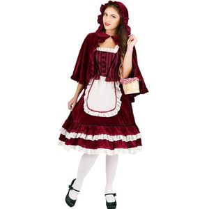 Prinsessenkostuum Roodkapje Rollenspel Tour Kasteel Koningin-kostuum Halloween-kostuum A,XL