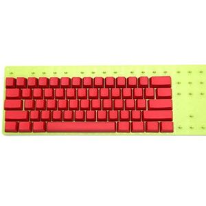 Rood Leeg Dik PBT OEM Profiel 61 ANSI Keycaps voor MX-Schakelaars Mechanisch Toetsenbord (Slechts Keycap)
