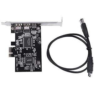 PCI-Express-kaart, winnaar PCI-E PCI-Express FireWire 1394a-IEEE-1394-controllerkaart met Firewire-kabel 800 Mbps controllerkaart-FireWire met IEEE 1394-1995 voor krachtige seriële bus