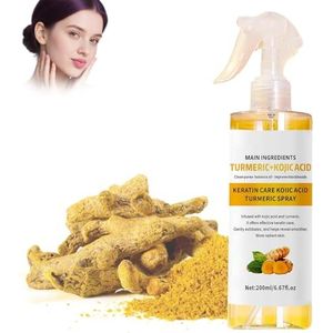 Peel Shot Keratin Care Kojic Acid Turmeric Spray​ – Gentle Exfoliating Moisturizing Body Spray​ for Smooth & Glowing Skin, Ideal for All Skin Types, 6.67 Fl Oz (1Pc)