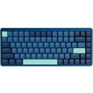 QPSJXN Basic Mode Draadloos mechanisch gaming-toetsenbord, low-profile design met lage latentiecompatibiliteit (blauw)