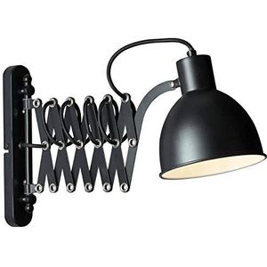BRILLIANT lamp Sandra 2 wandlamp zwart mat | 1x D45, E14, 40W, geschikt voor vallampen niet inbegrepen | Draaibare kop | Geschikt voor LED-lampen