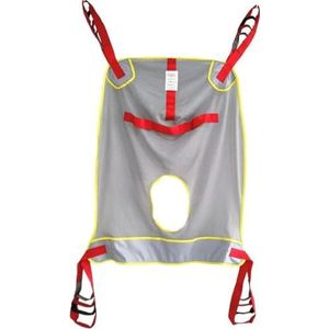 KEuLen Patiënt Lift Sling, Patiënt Lift Toileting Sling, Full Body Mesh Commode Patiënt Lift Sling, Patiënt Lift Hulp, Lift Sling Voor Toilet,500 lbs Gewichtscapaciteit (Medium)