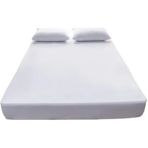 NUOYIXUAN Waterdichte matrashoes met rits, zes zijden all-inclusive matrashoes, queensize, gewatteerd hoeslaken (4, aangepast formaat 1 stuk)