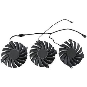 CF-12910S DC 12V 0.35A RTX3080 3070TI GPU-ventilator voor Inno3D RTX 3080 3070 Ti X3 OC grafische kaartventilator(3Pcs)