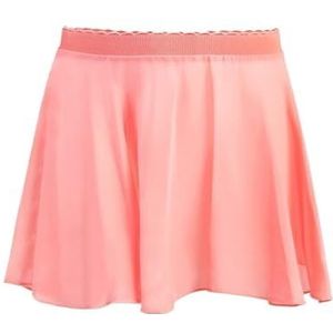 MZPOZB Chiffon-dansrok, ballet-taille-tricot, chiffonrok, ballet-chiffon-wikkelrok, meisjes-ballet-chiffon-wikkelrok, dansrok voor peuters en kinderen, ballet-wikkelrokken, chiffon, Lotus Pink, XL