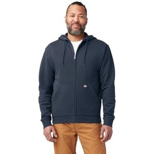 Dickies Fleecejack met capuchon voor heren, Donkere marine, L