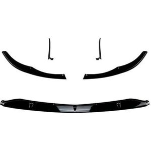 Voorbumper Lip Auto Voorbumper Lip Diffuser Spoiler Voor Mercedes Voor Benz C-Klasse W205 C205 S205 C63 Voor Amg 2015-2022 Body Kits Front Bumper Spoiler(Glanzend zwart)