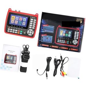 Satellietzoeker ST-5150 4,3 inch DVB-S2/T2/C HD satelliet-tv-signaalzoeker Digitale handbediende signaalmeter Satellietzoeker H.265 HEVC MPEG-4