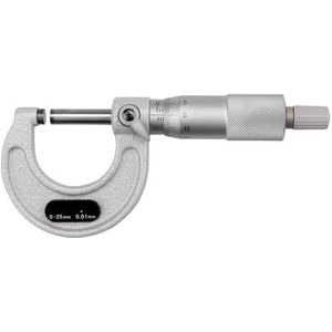 Buitenmicrometers 0-25 mm/25-50 mm/50-75 mm/75-100 mm/100-125 mm/125-150 mm/150-175 mm/175-200 mm Aflezing 0,01 mm(0-25mm)