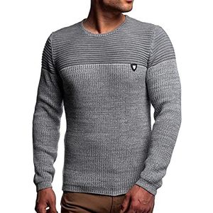 Karl's People - K-114 - Gebreide Herentrui - Warme - Ronde Hals - Grof Gebreid