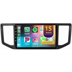 Android 15 Radio,voor VW Volkswagen Crafter 2017-2021, 9 inch Touchscreen Autoradio met Wireless CarPlay Android Auto Bluetooth WIFI GPS-navigatie swc(A 4core (2G+32G))