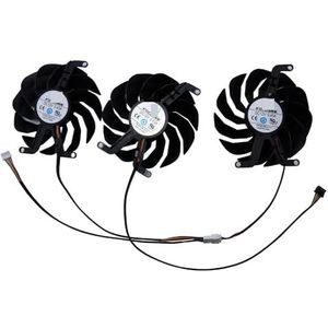Grafische kaartenventilator FY09015M12LPA voor GALAX voor GeForce RTX3060 RTX3070 RTX3080 RTX3090Ti GAMER VGA-video(3PCS)