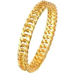 Dames goud zilver 3 mm roestvrijstalen wikkelring mode trouwring ornamenten geschenken (Color : 395G gold_9)