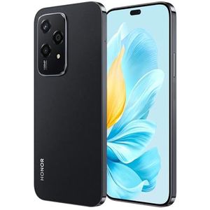 HONOR 200 Lite Smartphone, 5G, 8 GB + 256 GB, AMOLED 6,7 inch, drievoudige camera 108 MP, MediaTek Dimensity 6080 (6 nm), 4500 mAh, Double SIM, NFC, Android 14, Noir