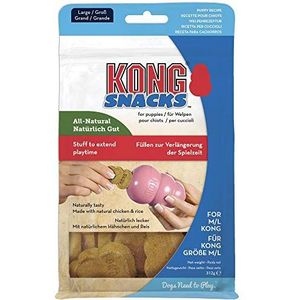 KONG - Snacks - All Natural Dog Treats (Best used with KONG Rubber Toys) - Puppy Biscuits - For Large Dogs