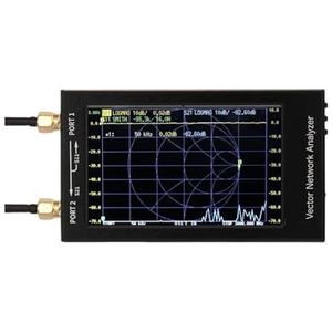 Antenne-analysator, V2 Vector Network Analyzer 3GHz 4,3 inch touchscreen draagbare antenne-analysator for RF-circuit SWR-testen, voor netwerkkabeldiagnostiek