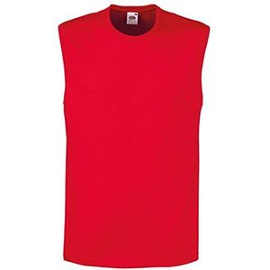 Fruit of the Loom Tanktops voor heren, XX-Large, Rood, XXL