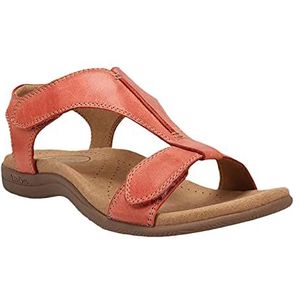 sandalen orthopedische, Comfy Orthopedische sandalen voor dames Steunzool Flat Platform Beach Casual Sandal,40, orange