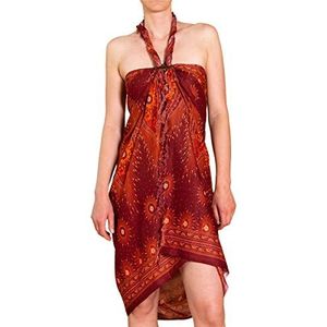 PANASIAM Sarong Peacock V24 russet, 190x113cm