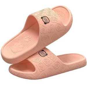Slippers, Eva Summer Heren- en Dames Thuis Badkamer Dikke Zolen Pantoffels,voor dames en heren(Pink,41 EU)