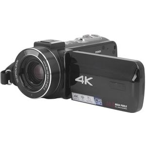4K 30MP DV-Camera met 3' TFT, 10x Zoom Digitale Videocamera, Draaibaar, Oplaadbare Digitale Camera Autofocus voor Kinderen, Tieners, Beginners