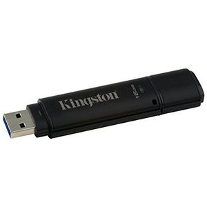 Kingston Dt4000G2Dm/16Gb Datatraveler 4000 G2 Usb Flash Drive, 16Gb, 3.0, 165Mb/S Lezen, Zwart