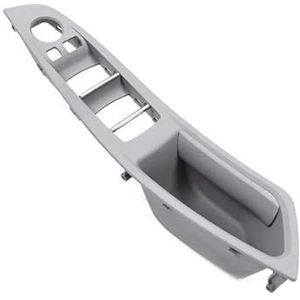 Voor 5 Serie F10 F11 F18 520 523 Voordeur Binnenhandgreep Deurpaneel Bestuurdersstoel Schakelaar Frame Cover QAQMHVCVB(LHD Gray)