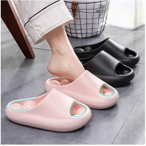 Glijbanen, Dames Zomerpantoffels Indoor Hollow Badkamer Sandalen Pantoffels for Mannen & Vrouwen,Huispantoffels(Pink,40 EU)