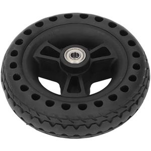 6 inch wiel TPE rubberen vaste band niet -slip 75 kg Laadlager Handkar vervangen wiel